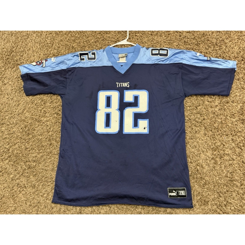 Yancey Thigpen #82 Tennessee Titans NFL Jersey Size Mens 2XL